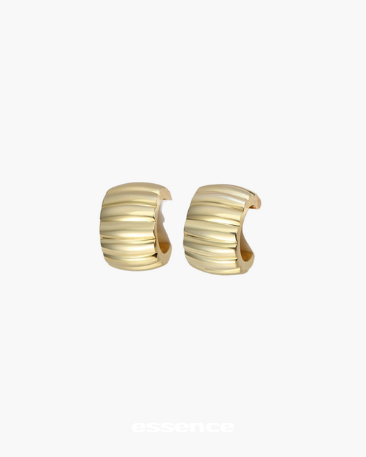 Gold Ring Earrings - essence